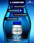 BIONUVA L-CARNITINE • Brûleur de Graisses & Énergie Continue • 60 Gélules